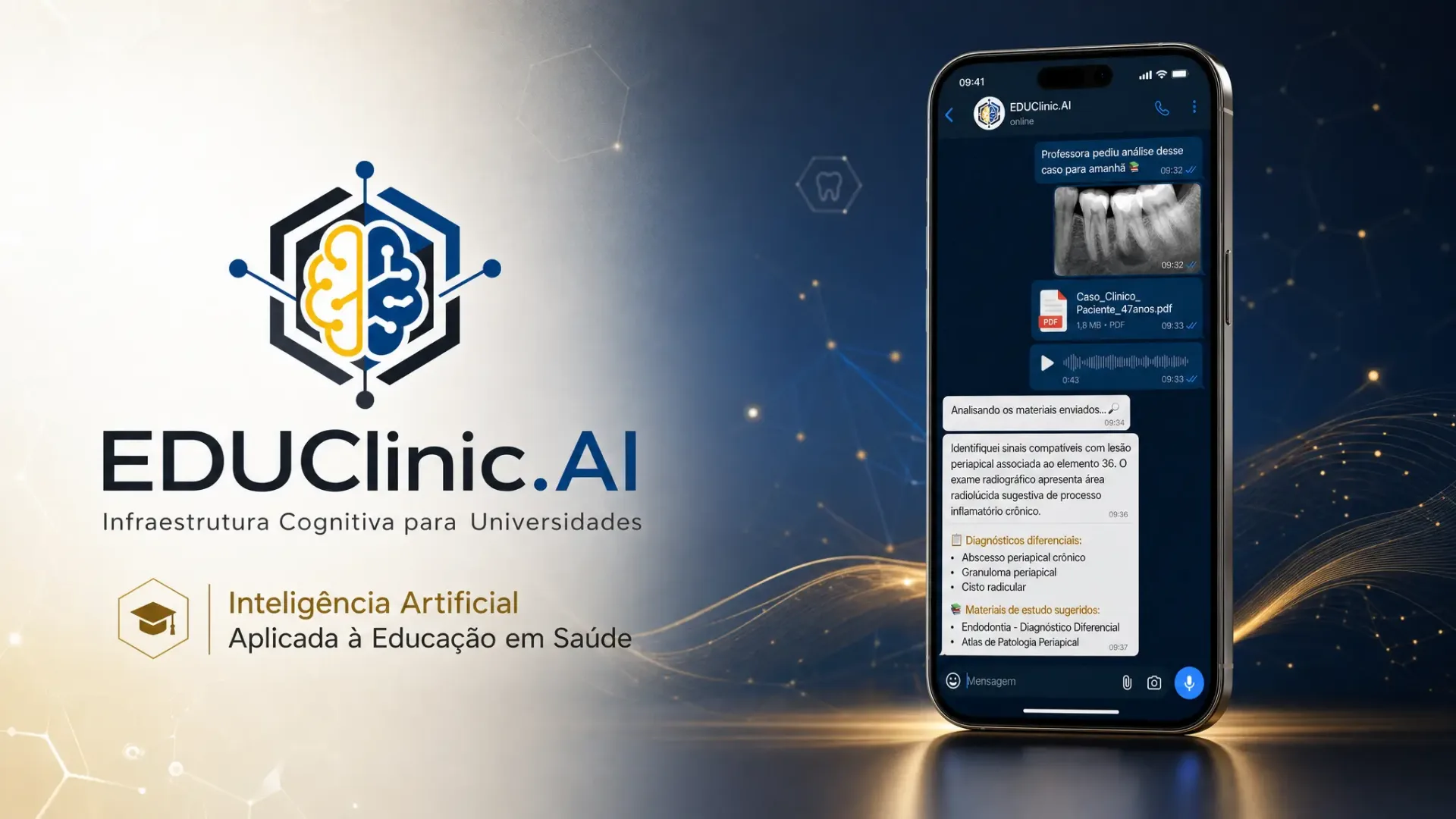 EDUClinic.AI — Inteligência Artificial aplicada à educação em saúde